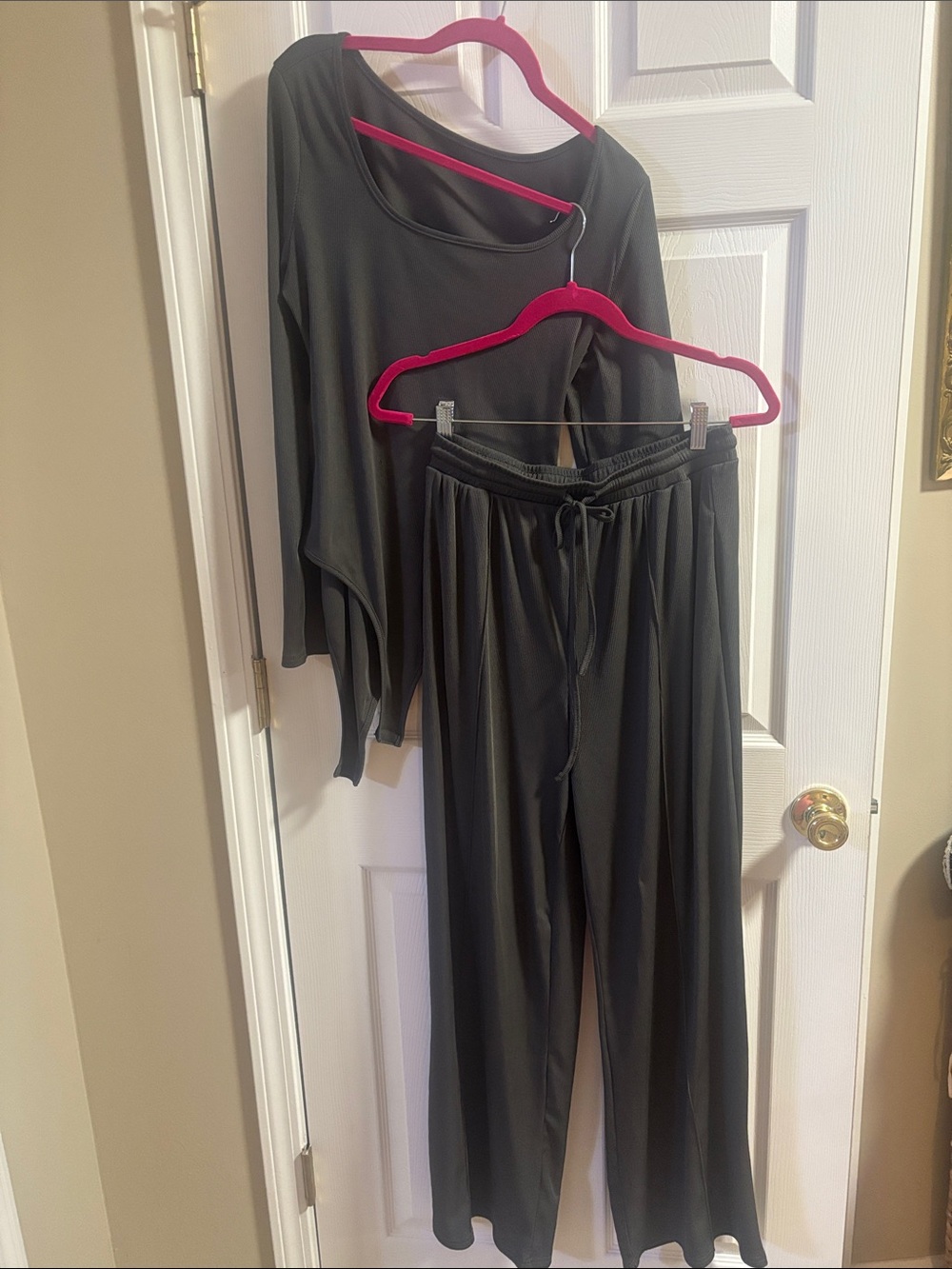 Women’s Lounge Wide-Leg Pants - Black